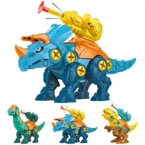 Fighting Dinosaur Easter and Assembling Dinosaur Toys with Screwdrivers 3 Pack