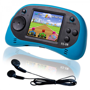  16  Bit Kids Handheld Games Built-in 220 HD Video Games 2.5 Inch Portable Game Player with Headphones