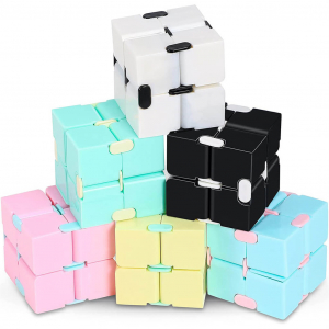  Cube Infinity Fidget Toy Stress and Anxiety Relief Cube Durable Stress  6 PiecesRelieving Fidget Toy