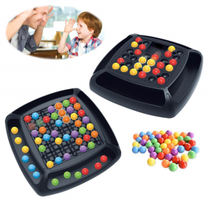 Rainbow Game Set of 2 New Rainbow Ball Elimination Game Puzzle Magic Chess Family Game Toy Set