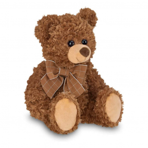 Classic Brown Plush Stuffed Animal Teddy Bear, 12 inches