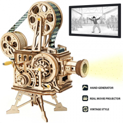 3D Wooden Puzzles Vitascope for Adults - Model Building Kits Mechanical Construction