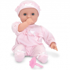 Mine to Love Jenna 12" Soft Body Baby Doll With Romper and Hat