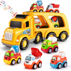Friction Powered Toy Trucks Construction Vehicles for Kids  5 Pack