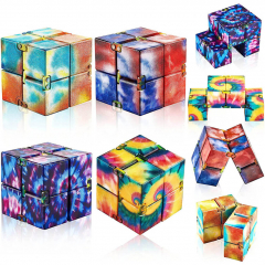 Infinity Cube Toy Anxiety Relief Fidget Toy Hand-Held Magic Sensory Stress Cube Toy