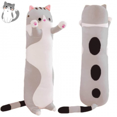Plush Cat Soft Kids Plush Toy Pillow Plush Long Cotton Kitten Cuddly Toy