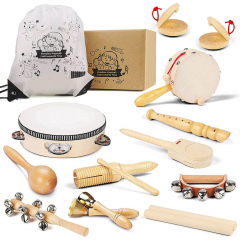  Kids Musical Instruments Toys Percussion Instruments Set and Preschool Educational Music Toys 11pcs