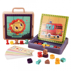 Matching Letter Game Puzzle Early Educational Toys Set 5-in-1