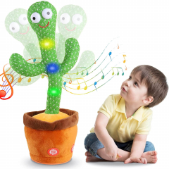 Talking Sunny Cactus Toy Electronic Plush Toy Singing