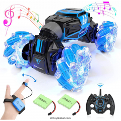 4WD Stunt Cars Remote Control Gesture Sensor Toy with Lights Music