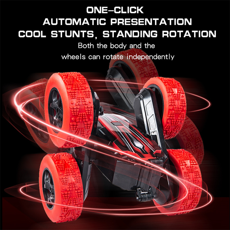 RC Stunt Car 4WD Double Sided 360°Flip Rotating Off Road RC Car