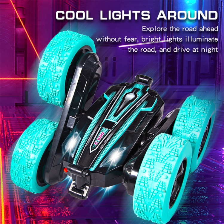 RC Stunt Car 4WD Double Sided 360°Flip Rotating Off Road RC Car