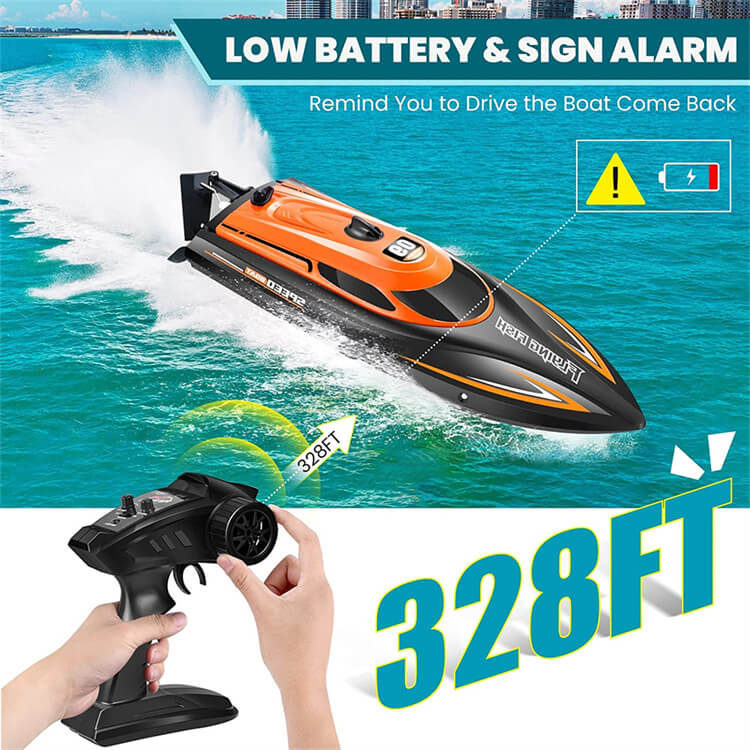 Remote Control Boat 20+MPH RC Boat 2.4GHz Radio Controlled Speed RC Boats