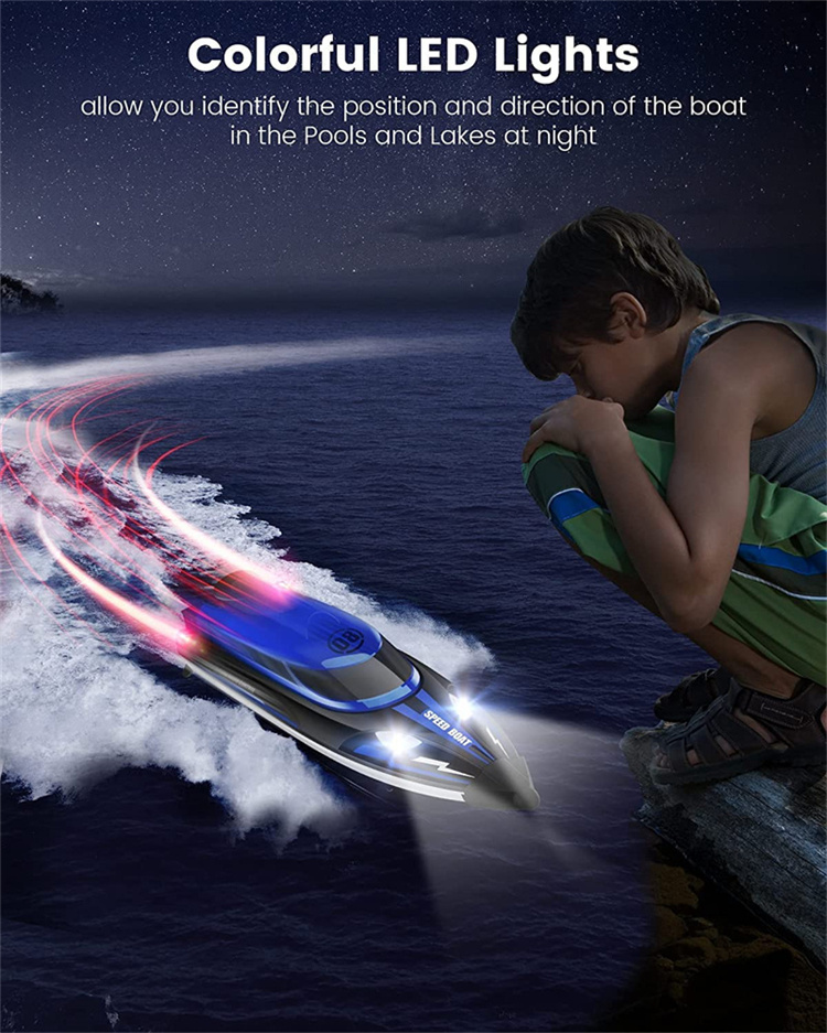 25KMH High Speed Racing Boats 4-channel 2.4GHz Radio Controlled
