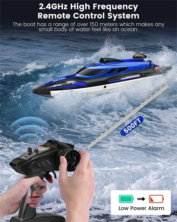 25KMH High Speed Racing Boats 4-channel 2.4GHz Radio Controlled